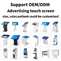 Kiosco de Información Horizontal Interactivo con Pantalla LED de 32 Pulgadas, Equipado con Pantalla Táctil y Función de Cartel Digital