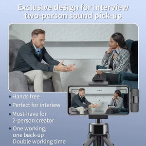 Micrófono Inalámbrico de Solapa, Micrófono Lavalier Inalámbrico, Micrófono de Solapa para iPhone - Product Image 4