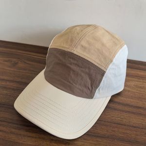 2025 estate autunno uomo donna cotone contratto Color Block rattoppato 5 pannelli Camper guida sport camionista cappellino papà sole sportivo cappello - Product Image 4