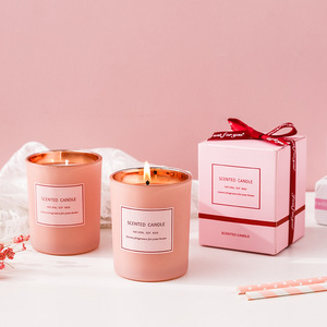 Velas Aromáticas de Cera de Soja en Frascos de Vidrio Hechos a Mano, Personalizadas al por Mayor, Decoración de Fragancia para el Hogar de Diseño de Lujo, Velas de Aromaterapia - Product Image 2