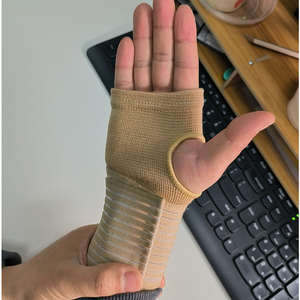 Erkekler & kadınlar için ayarlanabilir Polyester bilek başparmak desteği Brace Tendonitis burkulma karpal tünel ağrı için nefes atel - Product Image 3