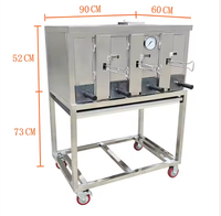 Grill intelligent multifonctionnel commercial sans fumée, chauffage au gaz/électrique pour poisson, viande, volaille, équipement de restaurant, hôtel