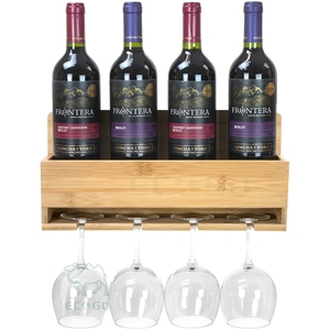 Casier à vin en <span class=keywords><strong>bambou</strong></span> peu encombrant pour petites cuisines et bars domestiques - Product Image 2