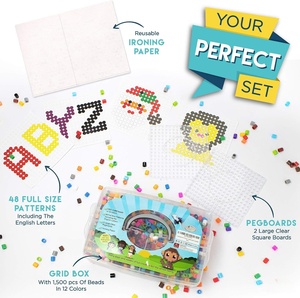 Vente directe usine en gros : Nouveaux kits créatifs DIY pour la fabrication de bracelets pour enfants – 24 lots de jouets bracelets à lettres en acrylique - Product Image 2