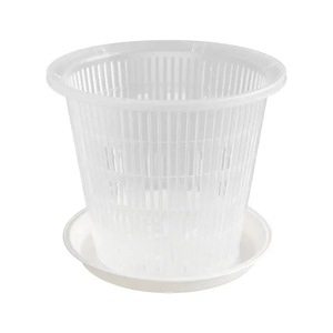 <span class=keywords><strong>Pot</strong></span> de fleurs P376 Orchid, couverture respirante, contrôle des racines, design minimaliste, gobelet de croissance en plastique pour semis - Product Image 1