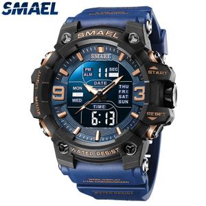 Relojes de Pulsera SMAEL 8049 con Doble Hora, Relojes para Hombre, Reloj Analógico Digital, Reloj Deportivo de Pulsera para Hombre, Montre Homme - Product Image 5