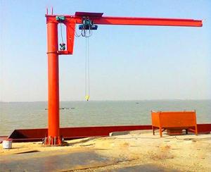 Grue à flèche compacte neuve montée sur colonne pour ateliers, fiable pour l'entretien avec composants essentiels : moteur, roulement, engrenage - Product Image 1