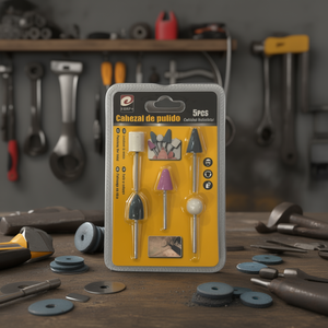 Ensemble de 5 têtes de polissage industrielles pour outils de polissage - Product Image 2