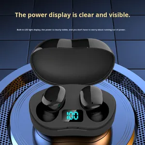 Audífonos Intrauditivos Estéreo E8S, <span class=keywords><strong>Auriculares</strong></span> Dobles con Pantalla Digital, Modo de Juego, Cancelación de Ruido, Carga Tipo-C, Menos de 3 Horas de Reproducción - Product Image 3