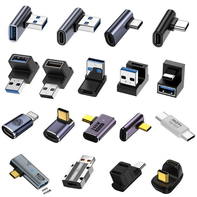 Efficient USB Female USB-C Male Converter Power Supply Adapter DC 5V 3A for Laptop Mobile Phone OTG Connector Brand New