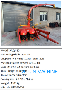 制造多排玉米秸秆Nappier草切碎机青贮收割机拖拉机安装草收割机，带拖车 - Product Image 6