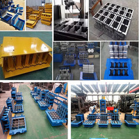 Machine de fabrication de blocs de béton entièrement automatique Qt4-15, machines à briques creuses et machine à fabriquer des blocs turques à vendre