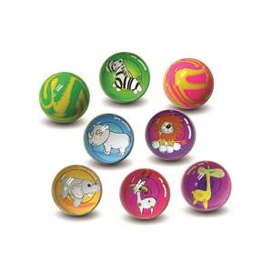 Palla di rimbalzo di gomma personalizzato regalo LOGO solido duro gomma alta elastico salto distributore automatico giocattolo - Product Image 6