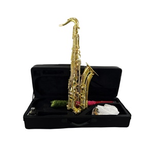 <span class=keywords><strong>Saxophone</strong></span> <span class=keywords><strong>Ténor</strong></span> SEASOUND OEM de Haute Qualité, Instrument à Vent en Bois Doré BB avec Corps en Laiton et Fonctionnalités Réglables JYTS103 - Product Image 1