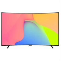 Televisor Inteligente Android LED Curvo de 55 Pulgadas con Resolución 4K para una Frecuencia de Actualización de 60Hz, Carcasa Negra, Uso en Hoteles, HDTV, Precio de Fábrica