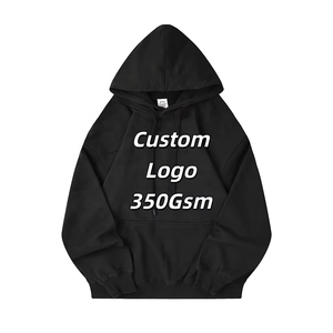 Sudadera con Capucha de Alta Calidad, 350 g/m², Felpa Francesa, 100% Algodón, Talla Grande, con Logotipo Personalizado, para Hombre - Product Image 1