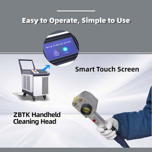 Machine de nettoyage au laser à impulsions en acier métallique pour moteur galvanomètre batterie au lithium - Product Image 4