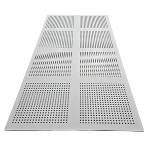 Lớn 12mm lỗ vuông 1200x2400mm âm trần thạch cao đục lỗ và tường cao NRC - Product Image 1