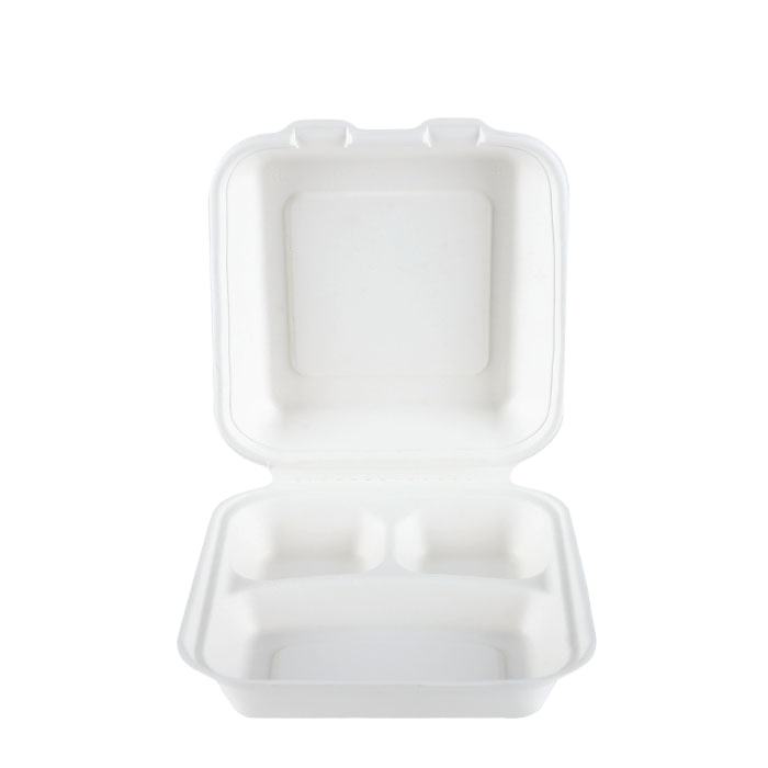 Sugarcane Bagasse Pulp 100% Biodegradable Disposable Take Away Food ...