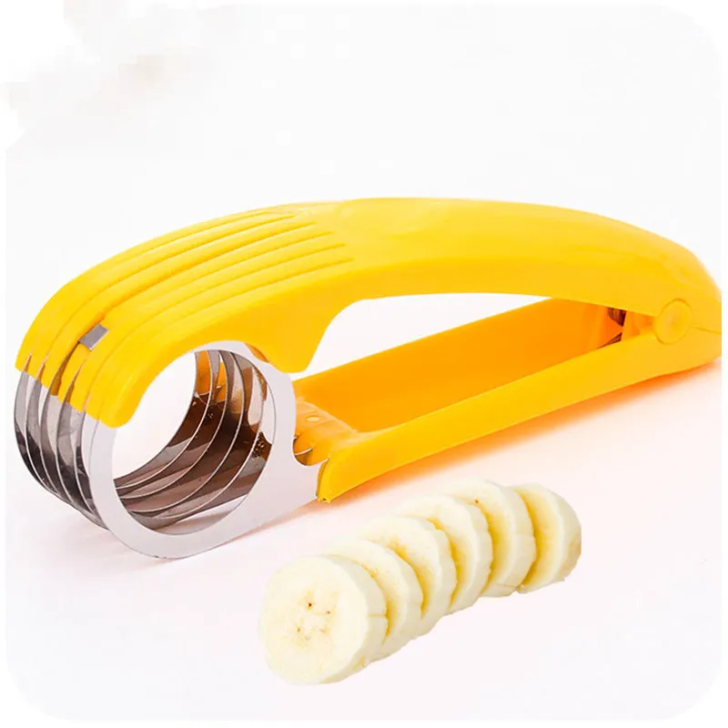 Mingtuo Factory casa e cozinha frutas vegetais ferramentas Aço Inoxidável Vegetais e Frutas Máquina De Corte Banana Slicer