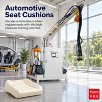 Machine à mousser PU haute pression Bujatti pour la conception de coussins de siège automobile