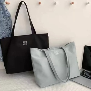 New Large Capacity Waterproof <b>Tote</b> Bag for Women Canvas Nylon Casual Shoulder Bag for Shopping - Product Image 1