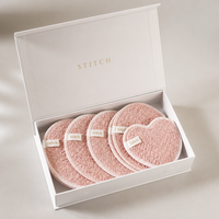 Lingettes démaquillantes réutilisables en microfibre Stitch – Tampons nettoyants doux et lavables pour le visage, accessoires pour masques oculaires