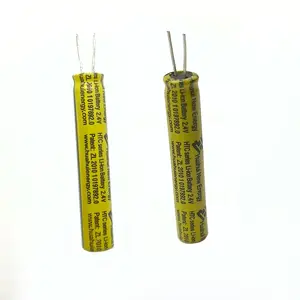 HTC7240 2.4v lithium-ion battery 60mAh LTO cells cylindrical battery rechargeable cells OED/ODM