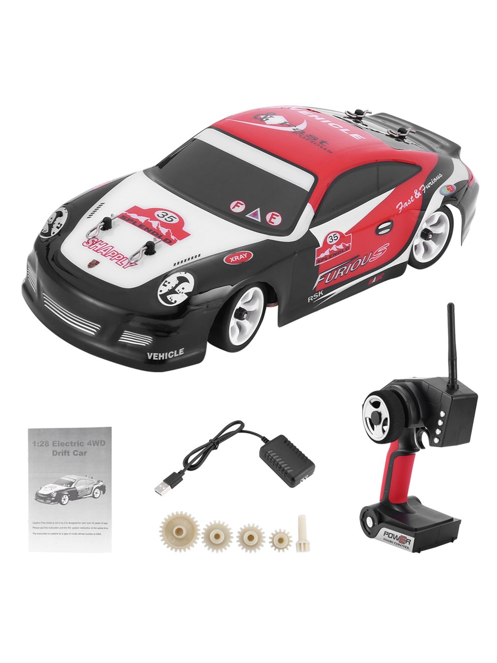 Wltoys K969 RC Car - High Speed 4WD Remote Control Toy