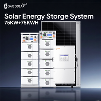 Panneaux solaires bifaciaux Solis tout-en-un avec batterie 100 kWh 200 kWh et onduleur hybride Solis 80 kW 100 kW 125 kW - Ensemble complet