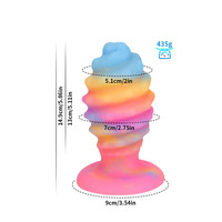 Plug Anal Lumineux Mignon Grande Taille XL avec Ventouse Petits Godes Sex Toys Pour Hommes Femmes Gay