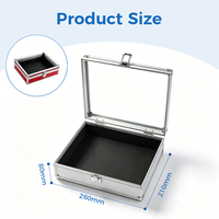 Boîte à outils en aluminium sur mesure, prix d'usine, boîte en aluminium de haute qualité pour le rangement des outils, valise rigide portable