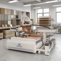 Machine de fraisage CNC 3 axes haute précision avec moteur ATC pour l'industrie publicitaire, le bois, le MDF, l'acrylique, table à vide, changeur d'outils automatique