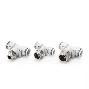 Raccords pneumatiques rapides PB8-03 pour tuyaux, accessoires de raccordement rapide pour camions, coude mâle PE, raccords pneumatiques - Product Image 4