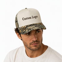 Casquette de baseball vintage de luxe à 5 panneaux, personnalisée, imperméable, brodée, à visière incurvée, unisexe