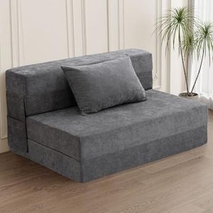 <span class=keywords><strong>Canapé</strong></span> pouf moderne ; un <span class=keywords><strong>canapé</strong></span>-lit deux <span class=keywords><strong>places</strong></span> pliable et peu encombrant, fabriqué en tissu écologique, parfait pour le salon - Product Image 2