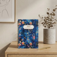 Agenda spirale portable 2027 personnalisable pour la planification des tâches personnelles – Écriture fluide – Meilleures ventes