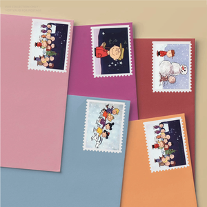 Fureger con <span class=keywords><strong>sellos</strong></span> perforados baratos de colección en inglés, recuerdos de Navidad de Charlie Brown 2015, libros, <span class=keywords><strong>sellos</strong></span> permanentes <span class=keywords><strong>antiguos</strong></span> y etiquetas - Product Image 1