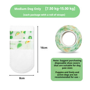 FishPrincess cão pequeno <span class=keywords><strong>Pet</strong></span> meias impermeáveis descartáveis cão sapatos com anti-derrapante Recurso para Paw Cobertura - Product Image 4