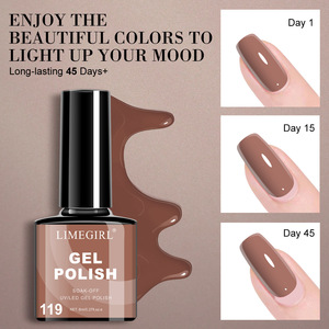 Set de Esmaltes de Gel Opacos de Moda 2026 - Kit de Gel de Color Sólido Nude/Macaron Personalizado con Logotipo OEM para Uso en Salón - Product Image 5