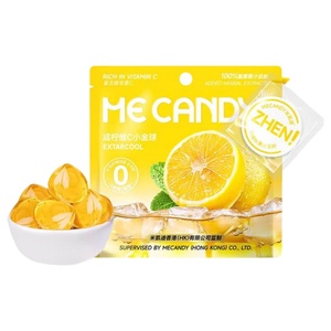 Nuevo caramelo de goma de menta pelable, dulce de limón rico en vitamina <span class=keywords><strong>C</strong></span>, caramelo de goma jugosa con tarjeta de papel perfumada - Product Image 2
