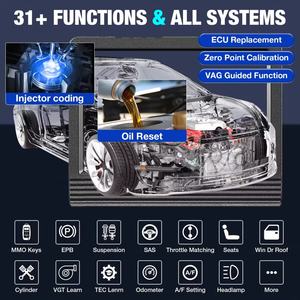 LAUNCH 2025 Versi X431 <span class=keywords><strong>PRO</strong></span> V5.0 8" 12v Obd2 Scanner Alat Pemrograman ECU Mesin Diagnostik Otomotif dengan DBScar7 BT Head - Product Image 4