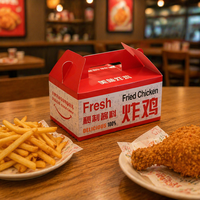 Boîte en carton pour restauration rapide : solution d'emballage à emporter pour burgers, poulet frit, frites et snacks