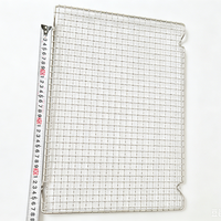 Grille de refroidissement en treillis métallique en acier inoxydable 304 de qualité alimentaire personnalisée pour fruits secs, aliments surgelés, cuisson et séchage