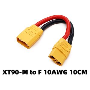 Cable Conector XT90H Macho/Hembra para Batería de Litio de Avión RC, Alta Corriente XT90S 10AWG 45A 10/20/30CM, Conector Banana Chapado en Oro - Product Image 6