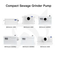 Pompe à eaux usées domestique entièrement automatique pour sous-sol, toilettes, villa, cuisine, salle de bain, pompe de relevage des eaux usées