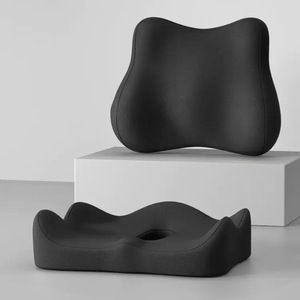 Bộ nhớ bọt Ghế văn phòng hỗ trợ thắt lưng đệm làm giảm đau lưng cải thiện tư thế ghế sau ghế gối đọc sách giường nghỉ ngơi - Product Image 5