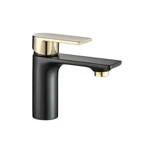Momali modern pirinç musluk mikser banyo lavabo musluk altın, siyah banyo lüks musluk ile para havalandırıcı