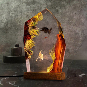 Comment dresser votre <span class=keywords><strong>dragon</strong></span> - Décoration de bureau Toothless avec veilleuse - Cadeau pour la fête des pères - Modèle LY562 Bébé - Product Image 3