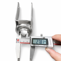 Support de roue pivotante en acier au carbone zingué sur mesure pour chariot, cadre de fourche pour matériel industriel